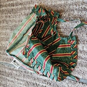 VINTAGE 1996 LONGABERGER HOSTESS TREASURE BASKET YULETIDE TREASURES LINER.